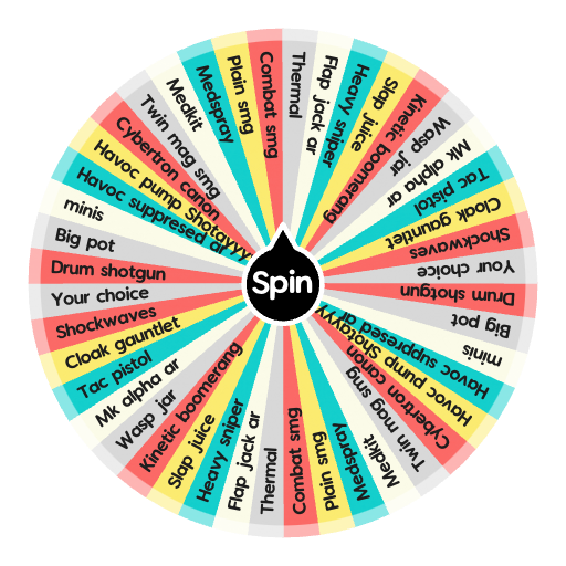 Fortnite Wheel Of Weapons Spin The Wheel Random Picker