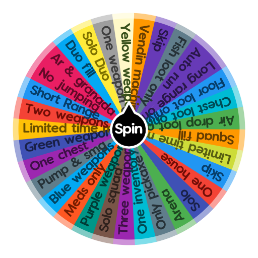Fortnite Challenges For Fun Spin The Wheel Fortnite Challenges Spin The Wheel App
