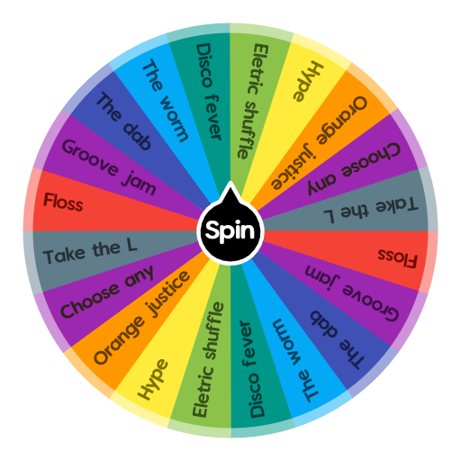 Wheel Decide Fortnite Dances Fortnite Dances Spin The Wheel App