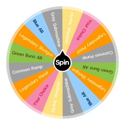 Wheel Of Fortnite Guns Fortnite Guns And Rarity Spin The Wheel App