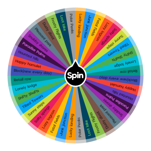 Fortnite S8 Landing wheel | Spin the Wheel - Random Picker