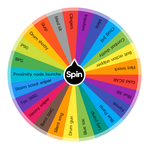 Wheel Of Fortnite Guns Fortnite Weapons Vaulted And Unvaulted Spin The Wheel App