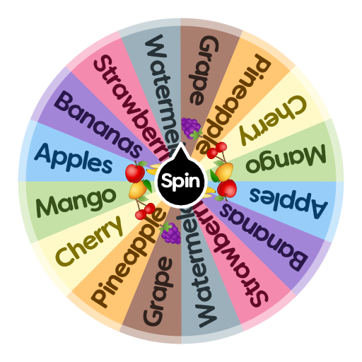 Fruits | Spin Wheel - Random Picker