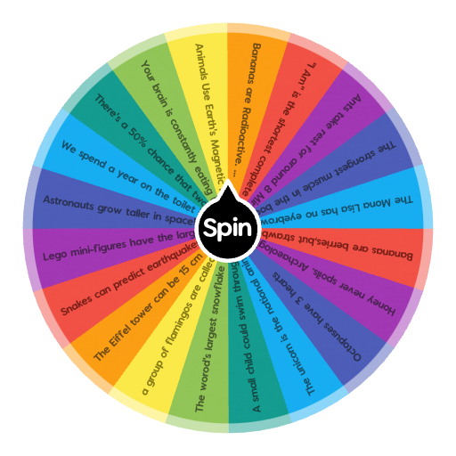 Fun facts | Spin the Wheel - Random Picker