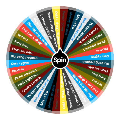 Fusion wheel beyblade metal | Spin The Wheel - Random Picker