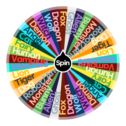 Gacha OC species | Spin The Wheel App