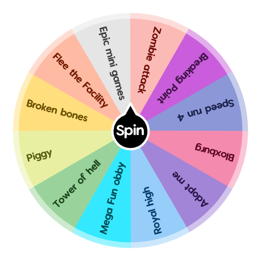 Games To Play On Roblox Spin The Wheel App
