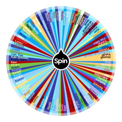 Genshin Characters (till v6.2) | Spin The Wheel - Random Picker