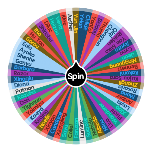 Genshin Characters (3.3) Spin the Wheel Random Picker