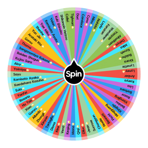 Genshin Impact Characters Spin the Wheel Random Picker