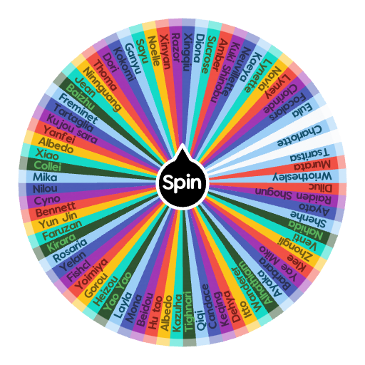 Genshin impact characters (7 Archons + 4.0) Spin the Wheel Random