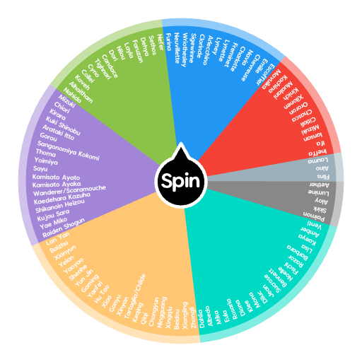 Genshin Impact Characters + Paimon (6.1) | Spin The Wheel - Random Picker