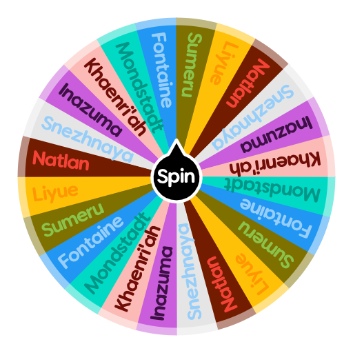 Genshin Nations Spin The Wheel App