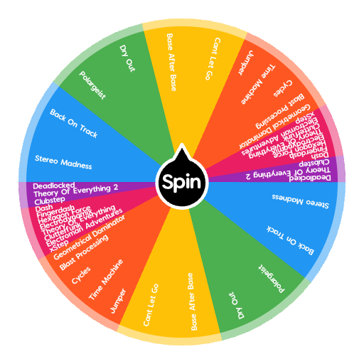Geometry Dash Main Levels | Spin The Wheel - Random Picker