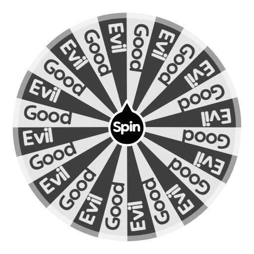 Good and Evil Spin the Wheel Random Picker