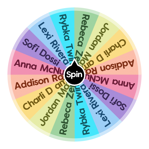 Gymnastic youtubers Spin The Wheel App