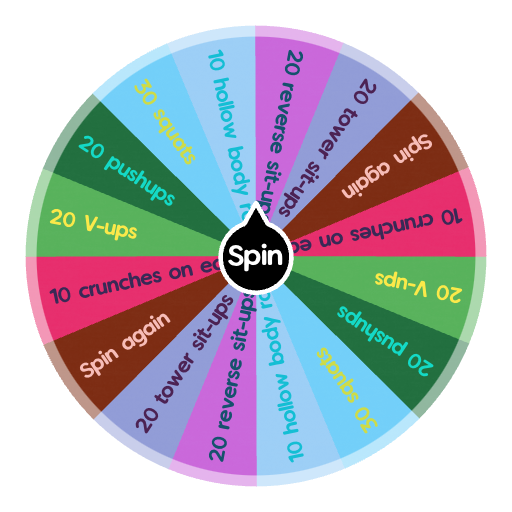 Gymnastics conditioning | Spin The Wheel App