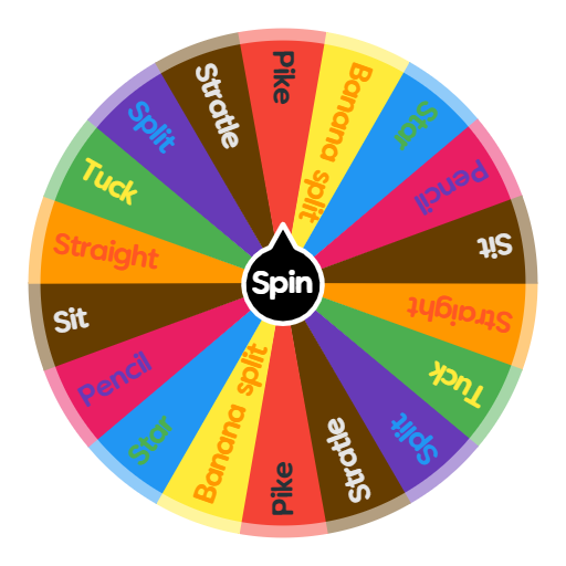 Gymnastics jumps | Spin the Wheel - Random Picker