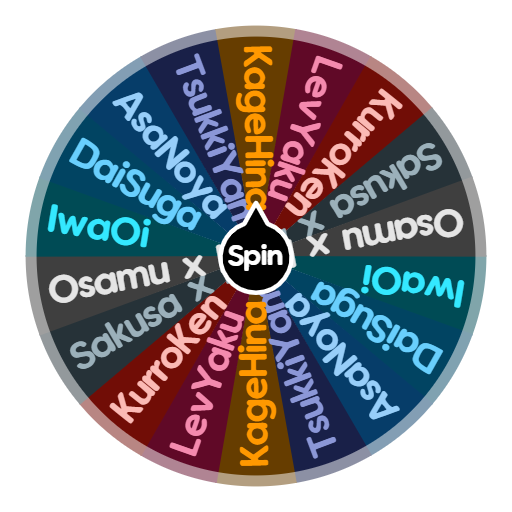 Haikyuu!! Ships Spin The Wheel App