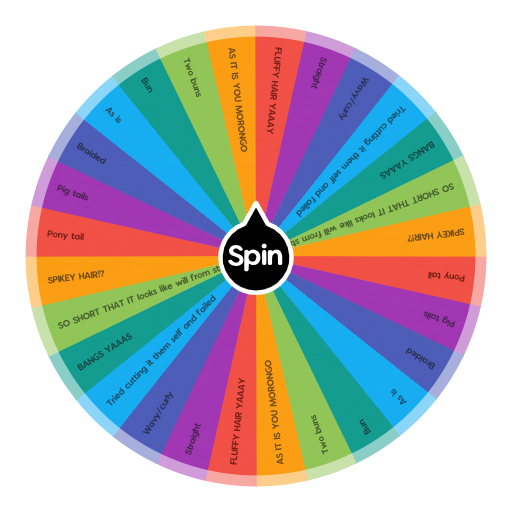 Hair style | Spin the Wheel - Random Picker