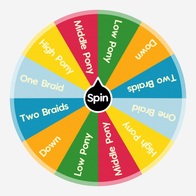 hair style wheel spinner