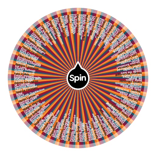 Harry Potter Characters Spin the Wheel Random Picker