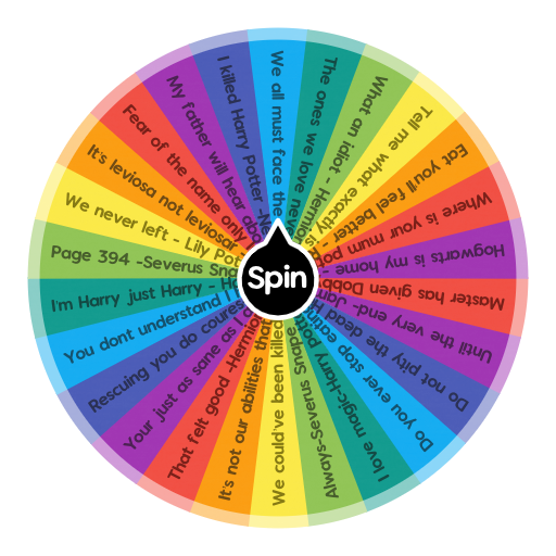 Harry Potter Quotes Spin The Wheel App