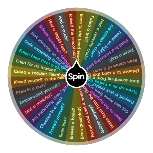 Have you ever | Spin the Wheel - Random Picker