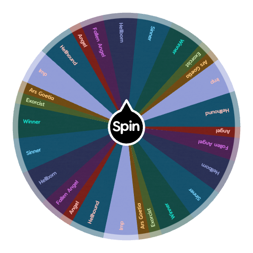 Hazbin Hotel Art Spinner (Species) | Spin the Wheel - Random Picker