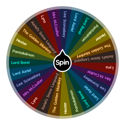 His Dark Materials Spin the Wheel Random Picker