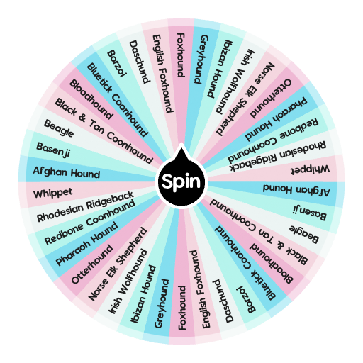 Hound dogs Spin the Wheel Random Picker