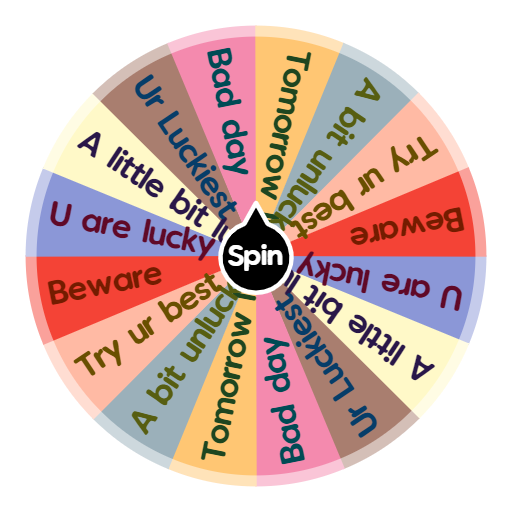 If you search spinner on Google you can spin a lucky wheel - 9GAG