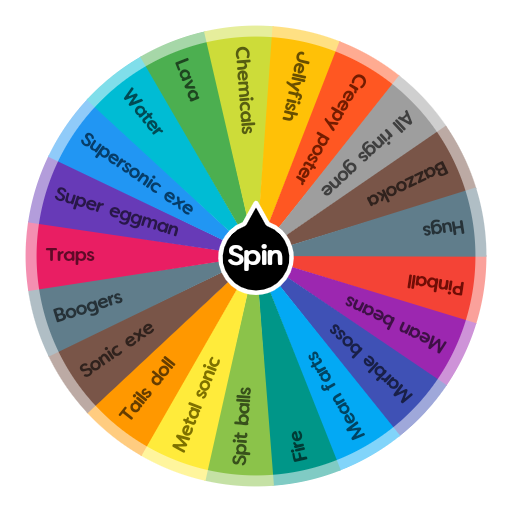 How to destroy sonic | Spin The Wheel App