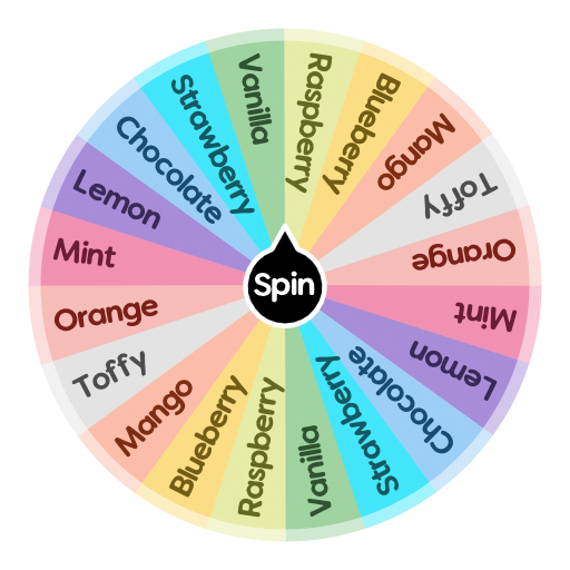 Ice cream flavor Spin the Wheel Random Picker