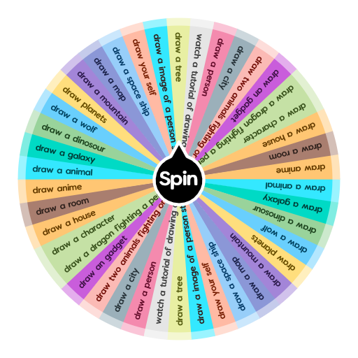 Ideas to Draw | Spin The Wheel - Random Picker
