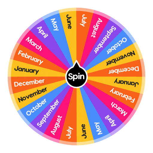 Random Month If it lands on your birth month you are out | Spin The Wheel - Random ...
