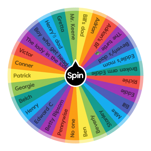 IT pennywise horror Spin The Wheel App