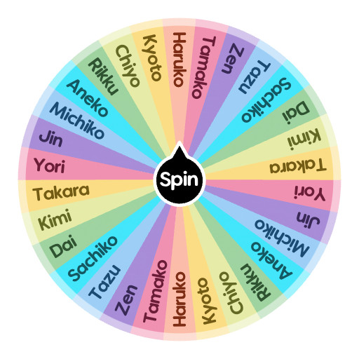 Japanese Girl Names Spin The Wheel Random Picker