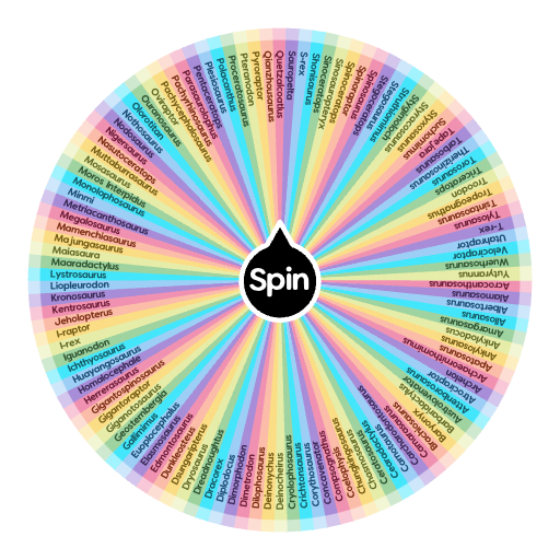 Jwe2 all dinosaurs made by -Iben | Spin the Wheel - Random Picker