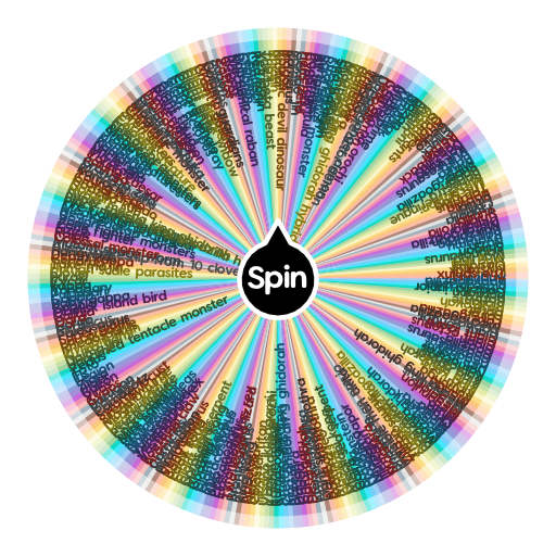 Kaiju of the day/week Spin The Wheel App