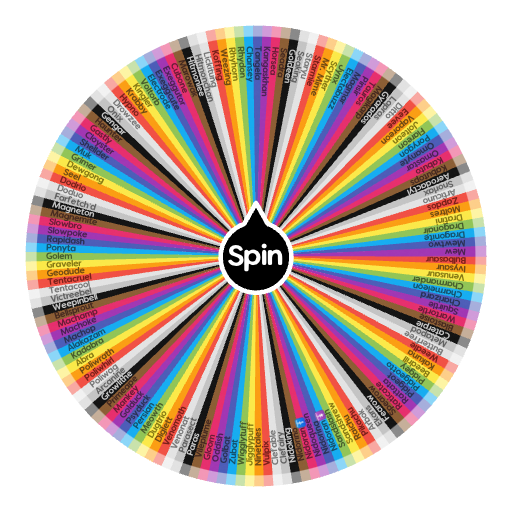 Kanto (gen 1) Pokémon | Spin The Wheel - Random Picker