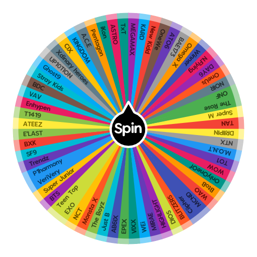 Kpop boy group Spin The Wheel App