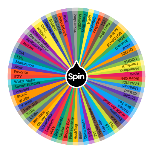 Kpop girl groups Spin the Wheel Random Picker