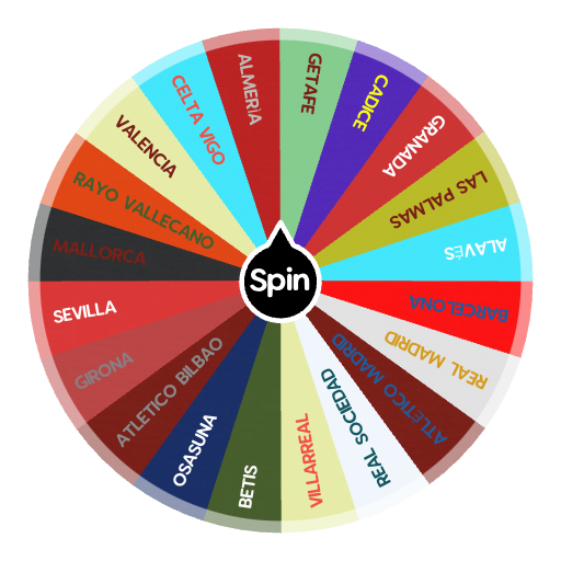 La Liga 2023/2024 Spin the Wheel Random Picker