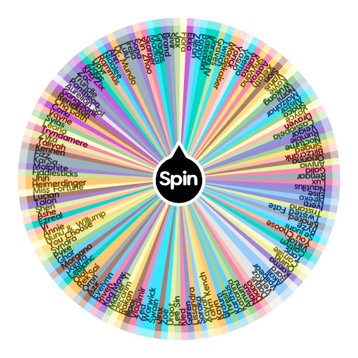 League Of Legends Champions Spin The Wheel App