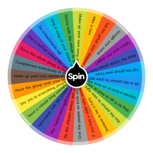 Let's be stupid! (Truth or dare) | Spin the Wheel - Random Picker