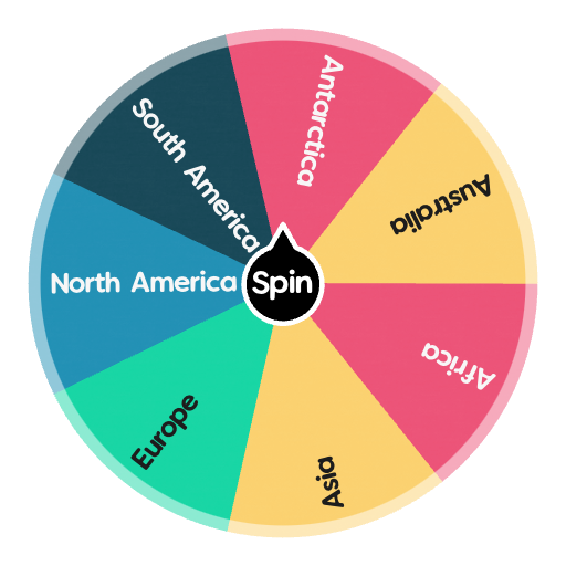 List Of Continents In The Whole World Spin The Wheel App