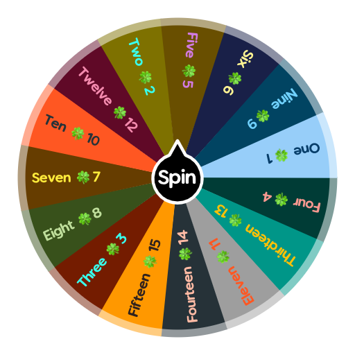 🍀LUCKY NUMBER's🍀 Spin The Wheel App