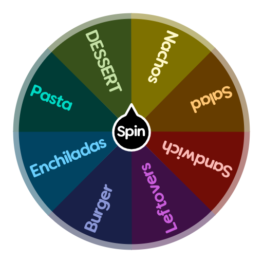 Lunch/Dinner Spin The Wheel App