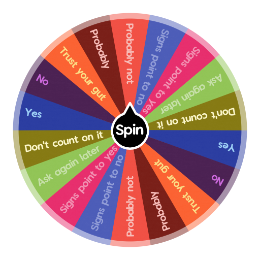 Magic 8 wheel Spin The Wheel App